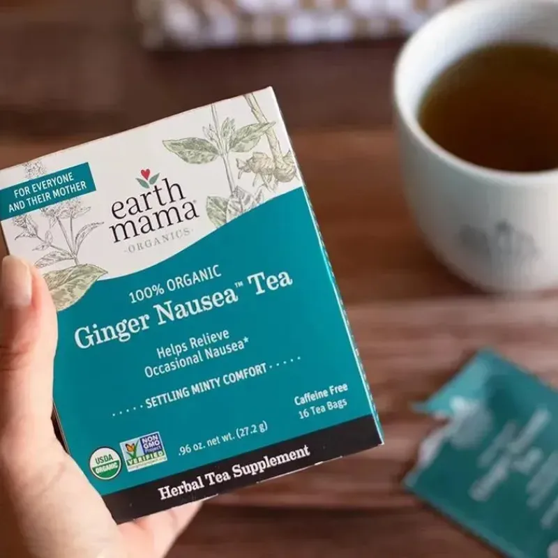 Earth Mama Maternity Health & Wellness|Gift For Mom*- Organic Ginger Nausea Tea