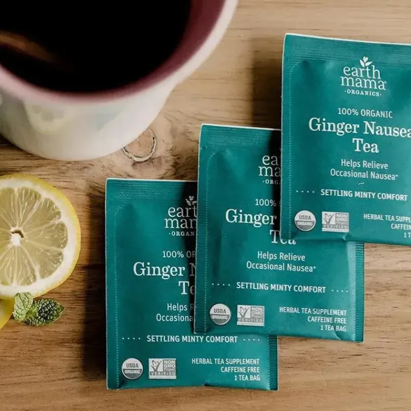 Earth Mama Maternity Health & Wellness|Gift For Mom*- Organic Ginger Nausea Tea