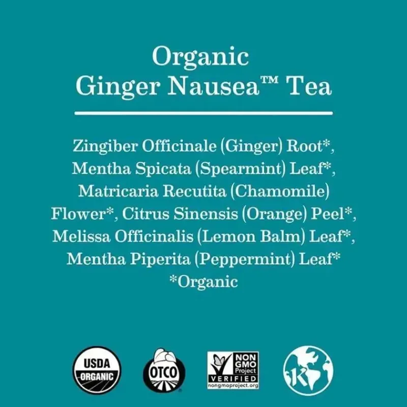 Earth Mama Maternity Health & Wellness|Gift For Mom*- Organic Ginger Nausea Tea
