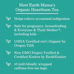 Earth Mama Maternity Health & Wellness|Gift For Mom*- Organic Heartburn Tea