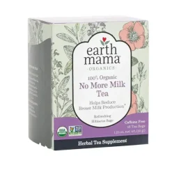 Earth Mama Maternity Health & Wellness|Gift For Mom*- Organic No More Milk Tea Bags for Weaning from Breastmilk