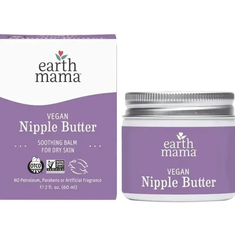 Earth Mama Mom Skincare & Beauty Products|Organic*- Vegan Nipple Butter 2Oz