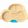 Eco Rascals Suction Plates & Bowls|Dishes, Utensils & Food Containers*- Bamboo Suction Plate, Car, Blue