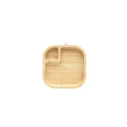 Eco Rascals Suction Plates & Bowls|Dishes, Utensils & Food Containers*Bamboo Suction Plate With Two Sections Classic, Pink
