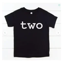 Eden u0026 Eve Baby Tops*Eden & Eve Two Toddler Tee - Black