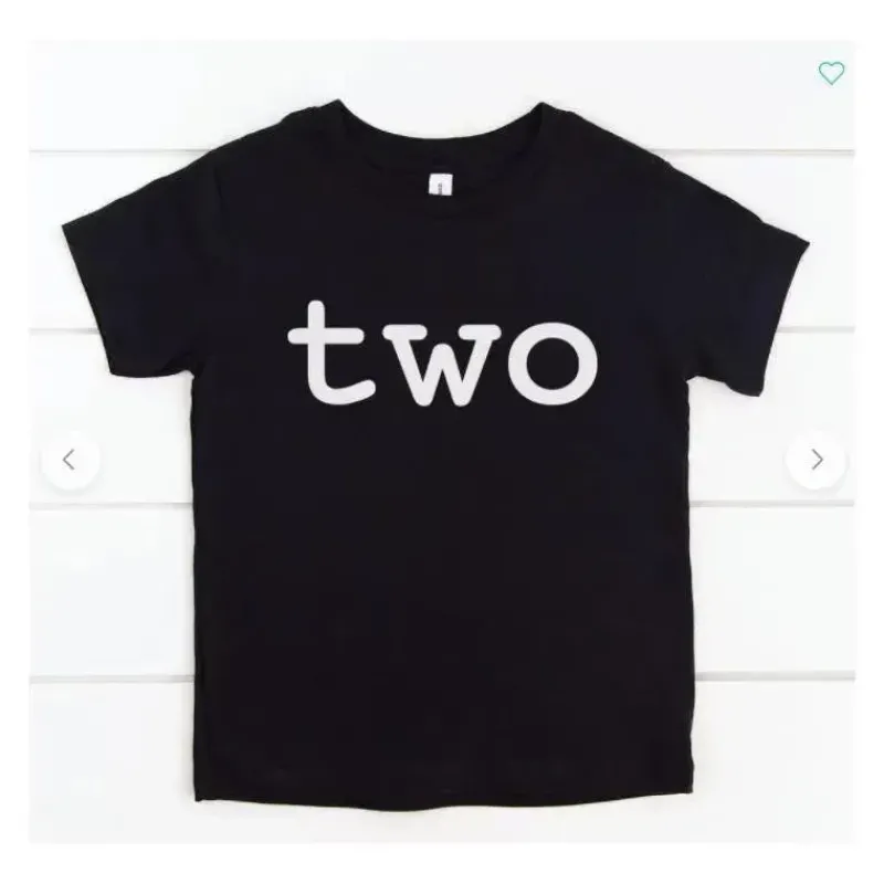 Eden u0026 Eve Baby Tops*Eden & Eve Two Toddler Tee - Black
