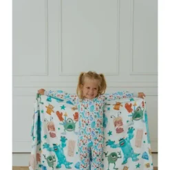 Ellie Sue Baby Sleepwear*- Baby Monsters Bamboo Pajama Set