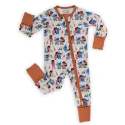 Ellie Sue Baby Sleepwear*- Baby Ohana Zipper Romper