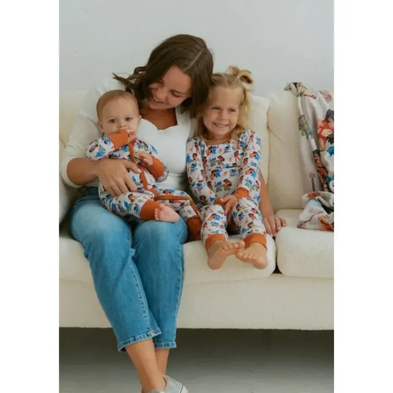 Ellie Sue Baby Sleepwear*- Baby Ohana Zipper Romper