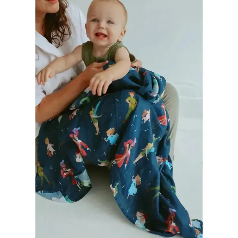Ellie Sue Blankets & Quilts*- Disney Peter Pan Muslin Blanket