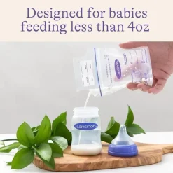 Lansinoh Breast Pump Accessories*Emerson Healthcare - Breastmilk Storage Bags, 50 Count, 4 Ounce