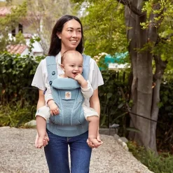 Ergobaby Front, Hip And Backpack Carriers*Ergo Baby - Omni Breeze, Slate Blue