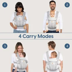 Ergobaby Front, Hip And Backpack Carriers*Ergo Baby - Omni Breeze, Slate Blue