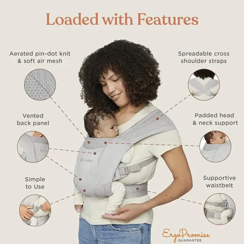 Ergobaby Front, Hip And Backpack Carriers*- Embrace Baby Carrier, Jade