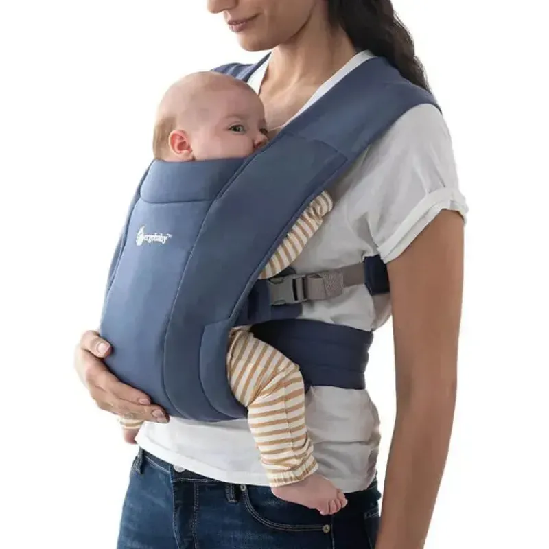 Ergobaby Front, Hip And Backpack Carriers*- Embrace Knit Newborn Carrier - Soft Navy