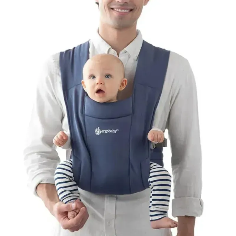 Ergobaby Front, Hip And Backpack Carriers*- Embrace Knit Newborn Carrier - Soft Navy