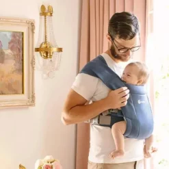 Ergobaby Front, Hip And Backpack Carriers*- Embrace Knit Newborn Carrier - Soft Navy
