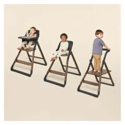 Ergobaby High Chair*- Evolve High Chair, Dark Wood (Kitchen Helper Piece is sold separately)