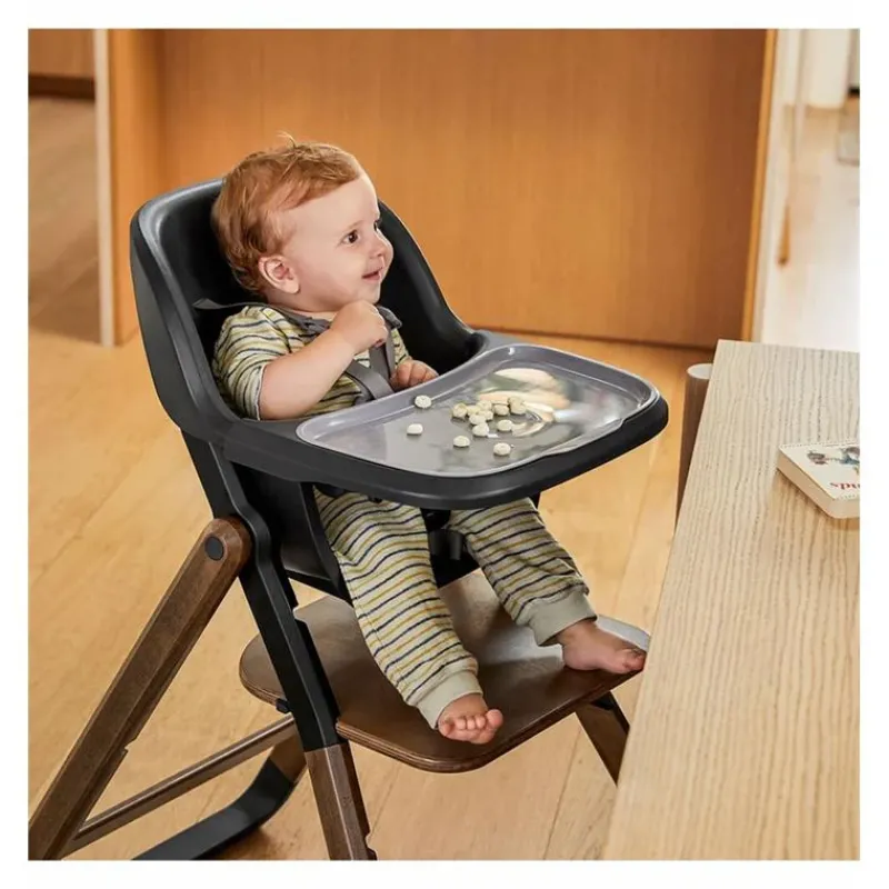 Ergobaby High Chair*- Evolve High Chair, Dark Wood (Kitchen Helper Piece is sold separately)