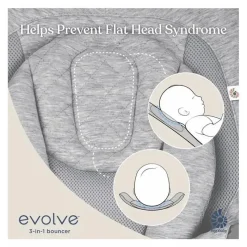 Ergobaby Bouncers, Swings & Rockers*- 3-in-1 Evolve Bouncer, Charcoal Grey