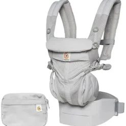 Ergobaby Front, Hip And Backpack Carriers*- Omni 360 Baby Carrier Cool Air Mesh, Pearl Grey