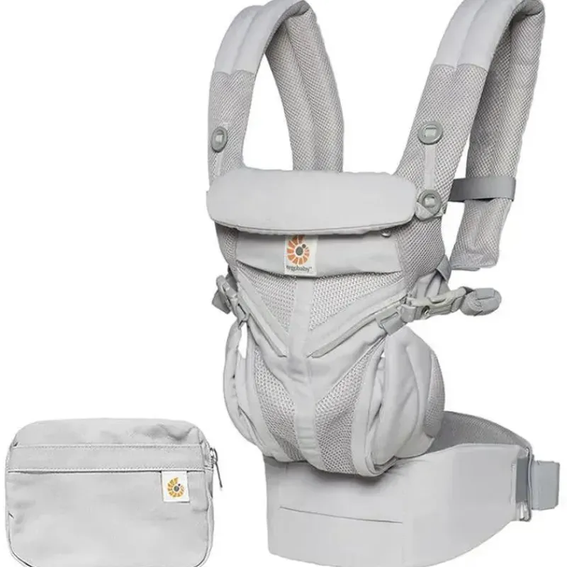Ergobaby Front, Hip And Backpack Carriers*- Omni 360 Baby Carrier Cool Air Mesh, Pearl Grey