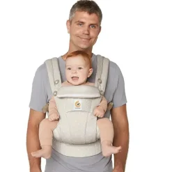 Ergobaby Front, Hip And Backpack Carriers*- Omni Dream All Carry Positions SoftTouch Cotton Baby Carrier, Natural Dots