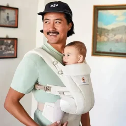 Ergobaby Front, Hip And Backpack Carriers*- Omni Dream All Carry Positions SoftTouch Cotton Baby Carrier, Natural Dots