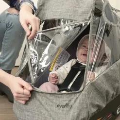 Evenflo Car Seat Storage & Accessories*Infant Carrier Weather Shield Gray Melange