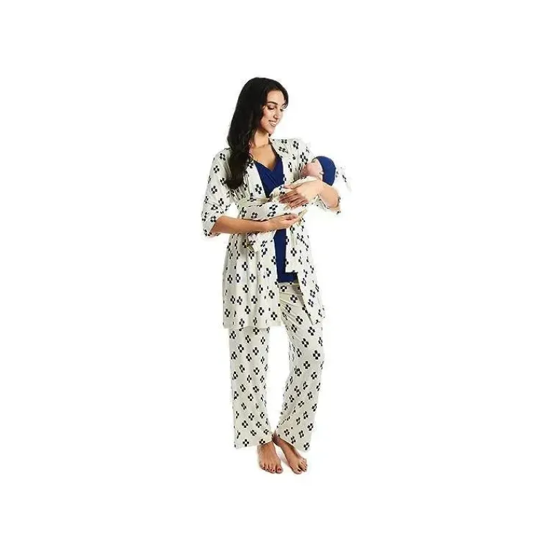 Everly Grey Pants & Shorts*- 3Pk Analise Maternity & Nursing PJ Pant Set for Mom, Navy