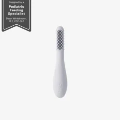 ezpz Oral & Nasal Care*- Baby-Led™ Toothbrush, Pewter