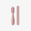 ezpz Oral & Nasal Care*- Baby-Led™ Toothbrush + Sensory Tongue Depressor Dual Pack, Blush