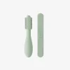 ezpz Oral & Nasal Care*- Baby-Led™ Toothbrush + Sensory Tongue Depressor Dual Pack, Sage