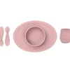 ezpz Utensils & Accessories|Dishes, Utensils & Food Containers*- First Foods Set, Blush