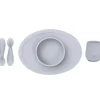 ezpz Utensils & Accessories|Dishes, Utensils & Food Containers*- First Foods Set, Pewter