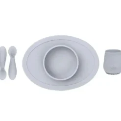 ezpz Utensils & Accessories|Dishes, Utensils & Food Containers*- First Foods Set, Pewter