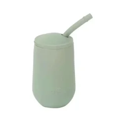 ezpz Straw, Sippy & Training Cups|Dishes, Utensils & Food Containers*- Happy Cup & Straw System, Sage