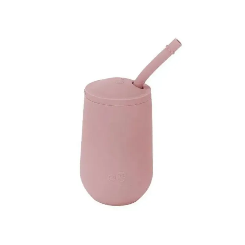 ezpz Straw, Sippy & Training Cups|Dishes, Utensils & Food Containers*- Happy Cup & Straw System, Blush