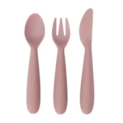 ezpz Utensils & Accessories|Dishes, Utensils & Food Containers*- Happy Utensils, Blush