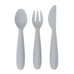 ezpz Utensils & Accessories|Dishes, Utensils & Food Containers*- Happy Utensils, Pewter