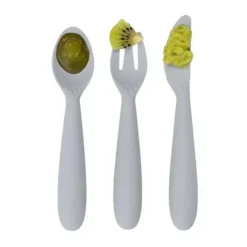 ezpz Utensils & Accessories|Dishes, Utensils & Food Containers*- Happy Utensils, Pewter