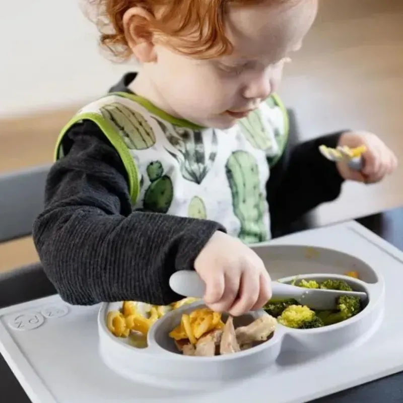 ezpz Utensils & Accessories|Dishes, Utensils & Food Containers*- Happy Utensils, Pewter