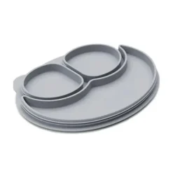 ezpz Suction Plates & Bowls|Dishes, Utensils & Food Containers*- Lid For Mini Mat, Pewter