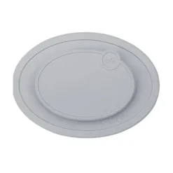 ezpz Suction Plates & Bowls|Dishes, Utensils & Food Containers*- Lid For Mini Mat, Pewter