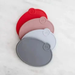 ezpz Suction Plates & Bowls|Dishes, Utensils & Food Containers*- Mat Lids For Mini Mat, Blush