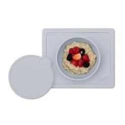 ezpz Suction Plates & Bowls|Dishes, Utensils & Food Containers*- Mini Bowl Lid, Pewter