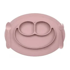 ezpz Plates & Bowls|Dishes, Utensils & Food Containers*- Mini Feeding Set, Blush