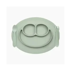 ezpz Plates & Bowls|Dishes, Utensils & Food Containers*- Mini Feeding Set, Sage