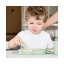 ezpz Plates & Bowls|Dishes, Utensils & Food Containers*- Mini Feeding Set, Sage
