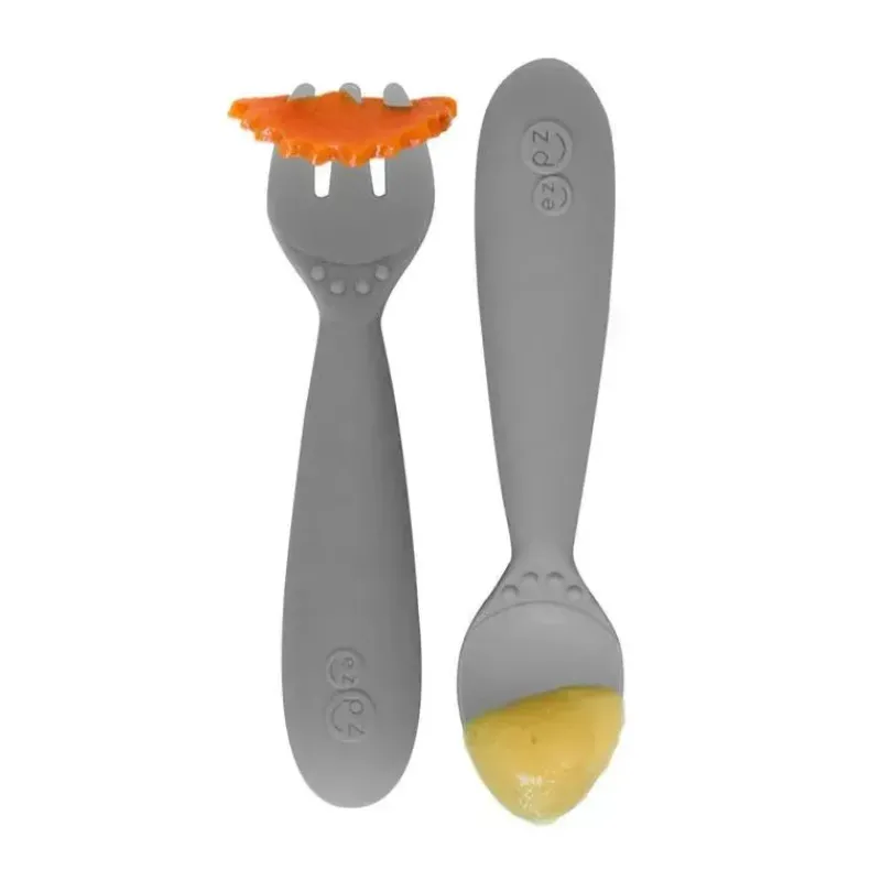ezpz Utensils & Accessories|Dishes, Utensils & Food Containers*- Mini Utensils, Pewter